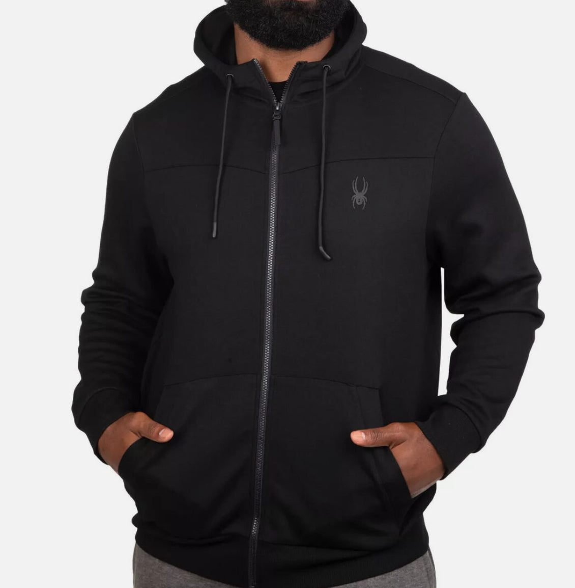 SPYDER Black Tracksuit 2 Pieces – The Code