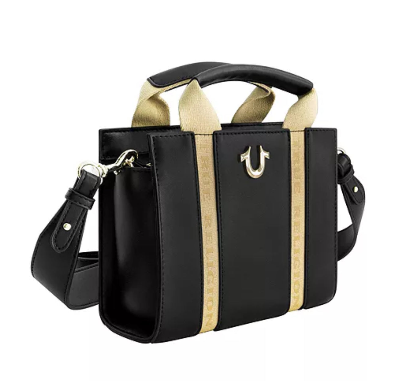 True Religion Black Leather Purse