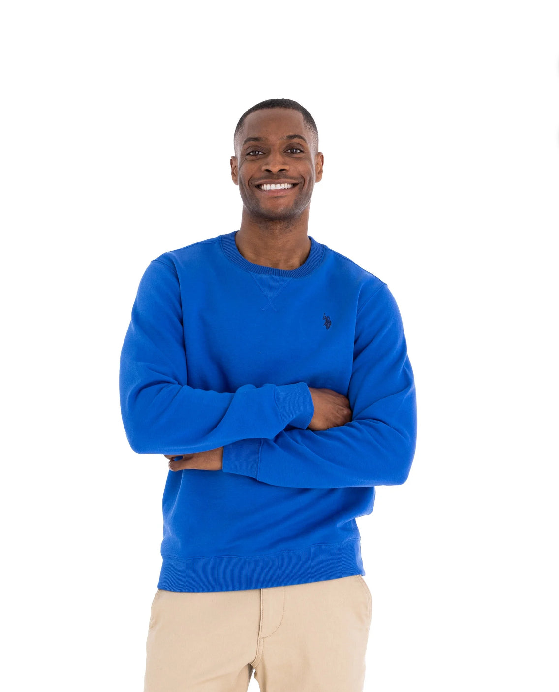 U.S. Polo Assn. Men's Crewneck Fleece Sweatshirt
