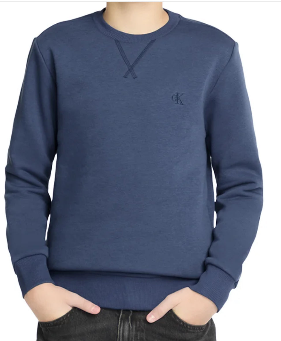 Calvin Klein Navy Boys Logo Sweater