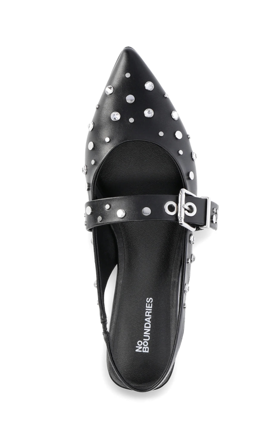 Women's Studded Slingback Flats