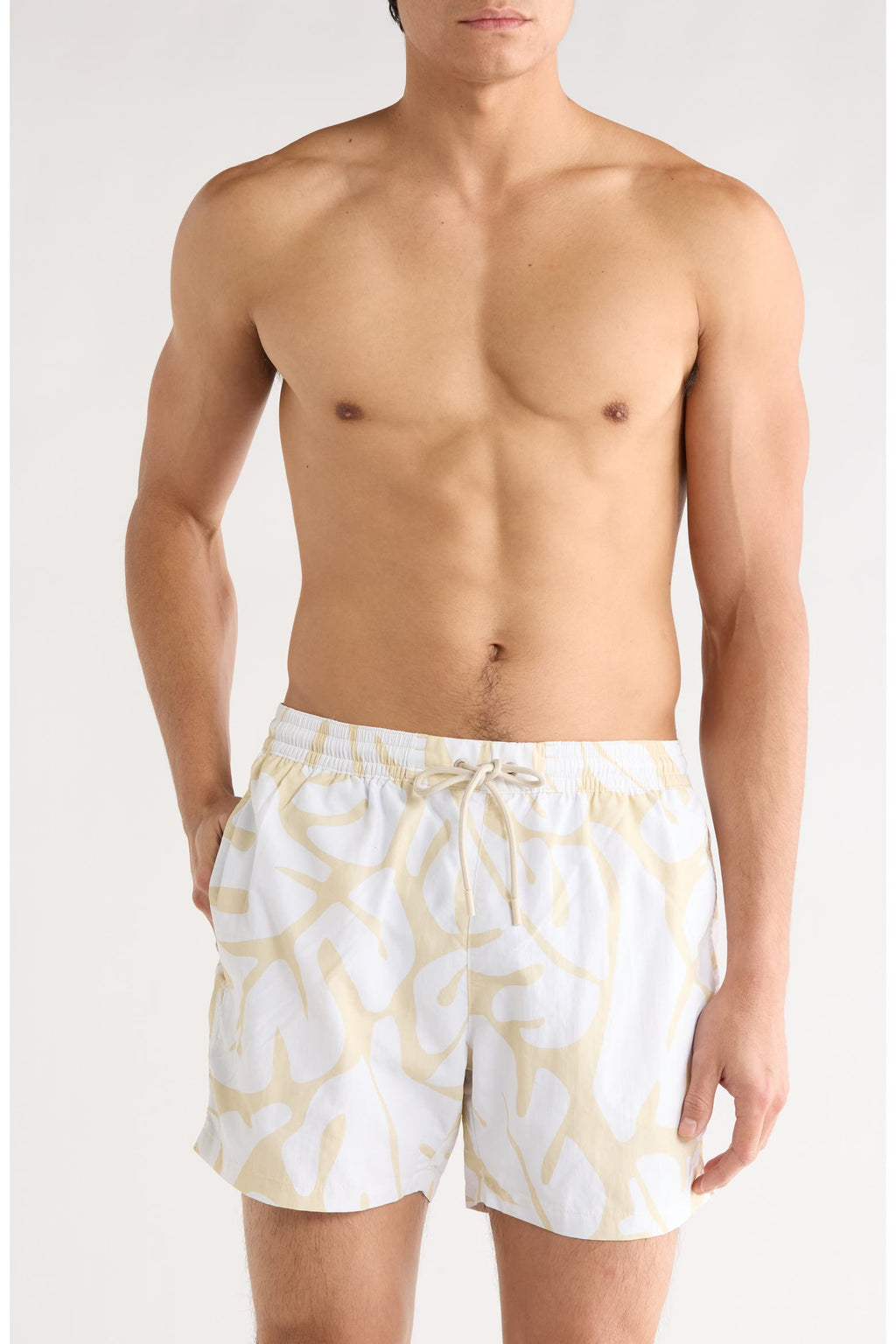 BOSS TRUNK BEIGE AND WHITE