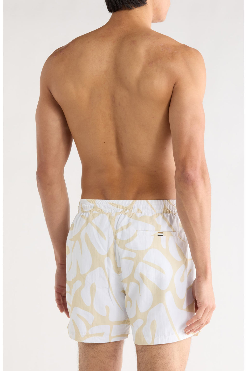 BOSS TRUNK BEIGE AND WHITE