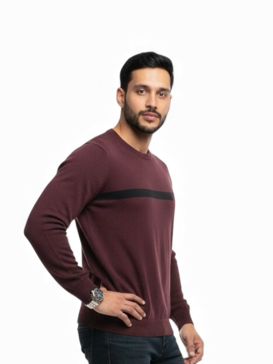 DKNY BURGUNDY SWEATER