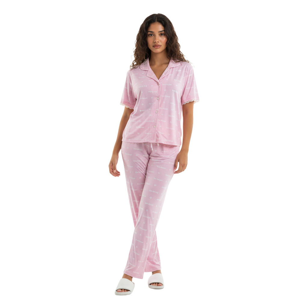 True Religion Pink 3 pcs Sleepwear