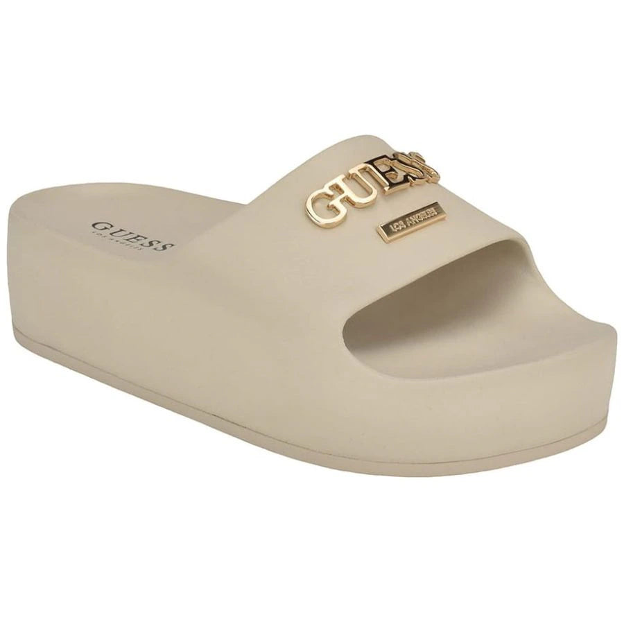 GUESS BEIGE WEDGE SLIDE