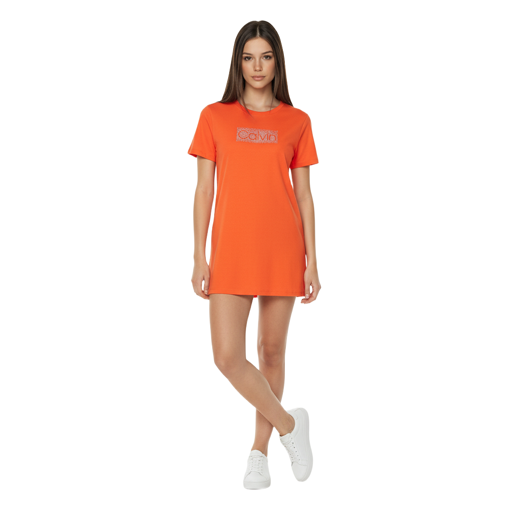 Calvin Klein Orange Dress
