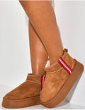 Olivia & Kate Faux Fur Ankle Boots