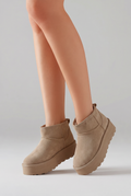 Olivia & Kate Faux Fur Ankle Boots