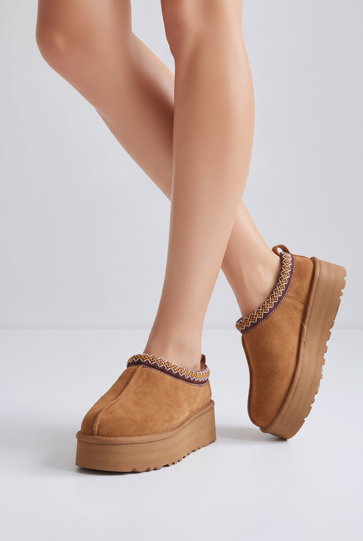 Olivia & Kate Faux Fur Ankle Boots
