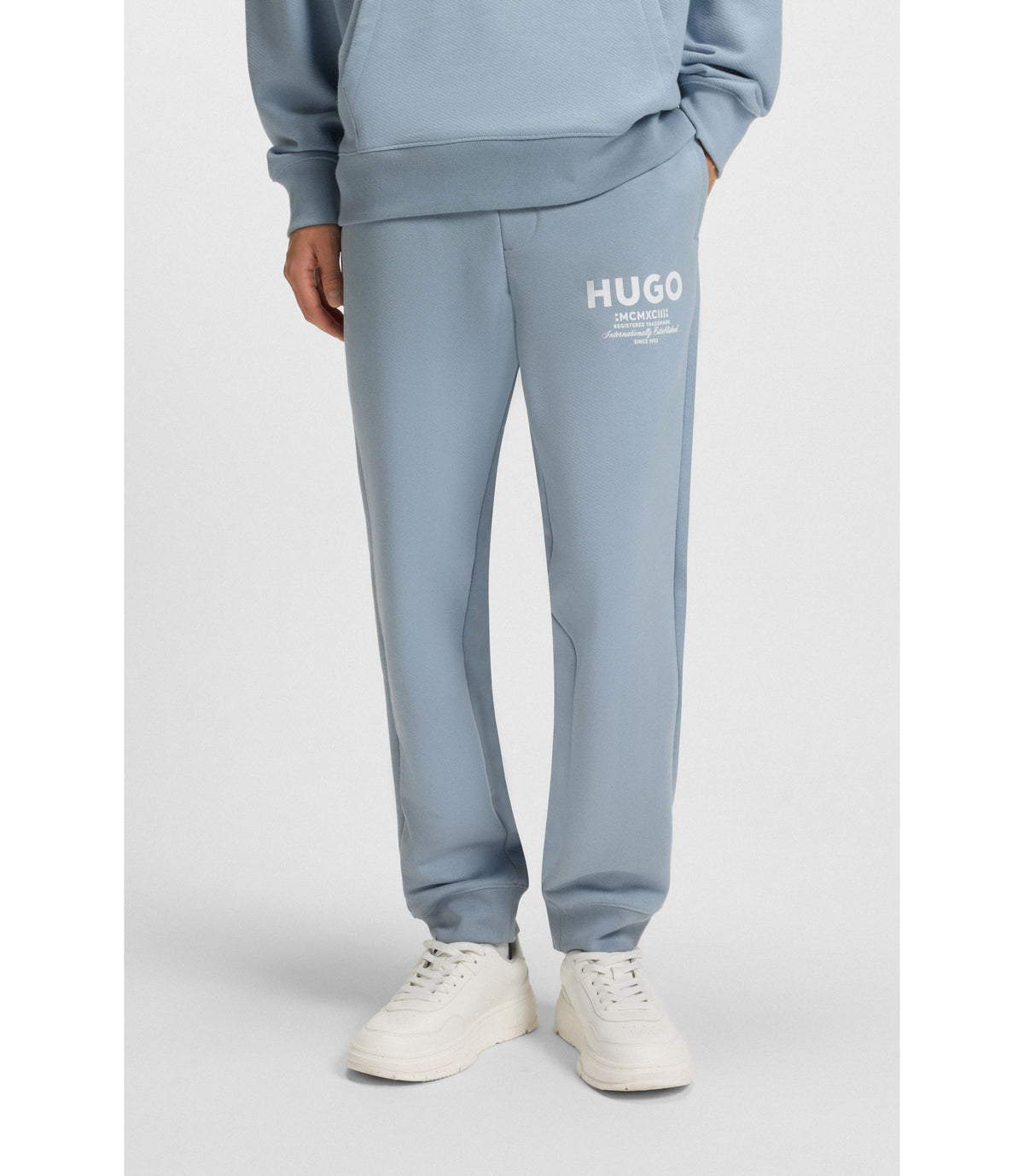 HUGO BOSS BLUE SWEATPANTS