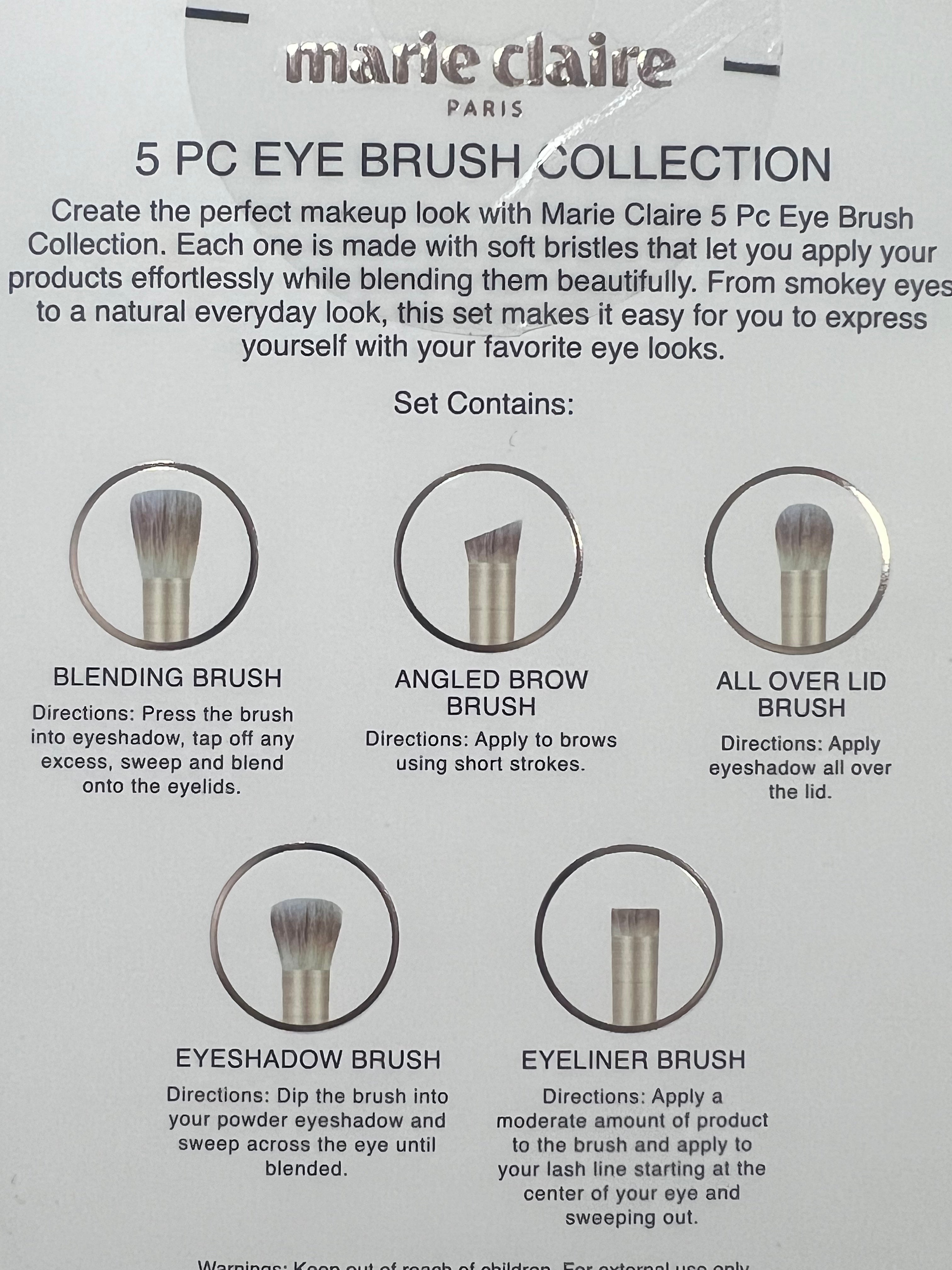 Marie Claire 5 Pcs Eye Brush