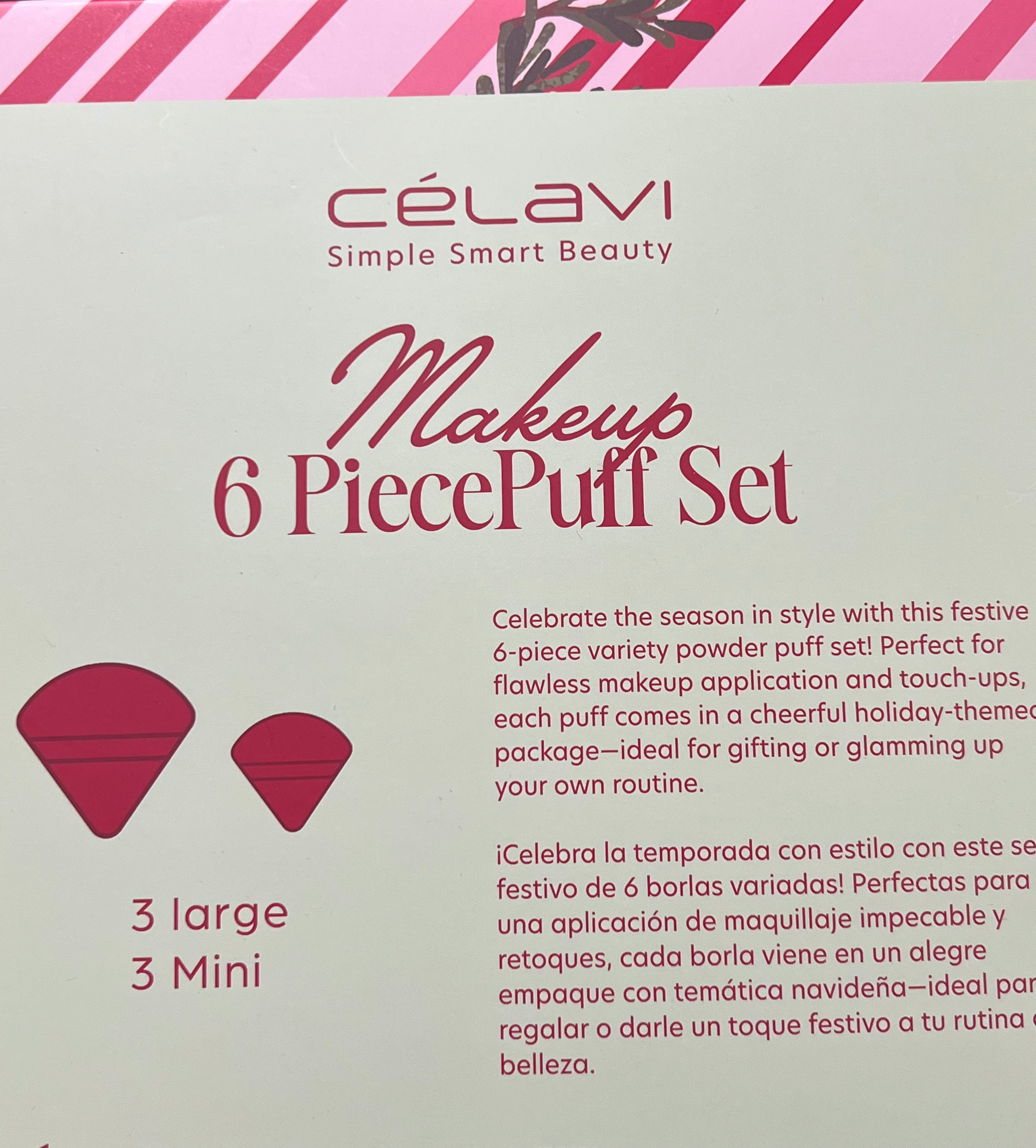 Celavi 6 pcs puff set