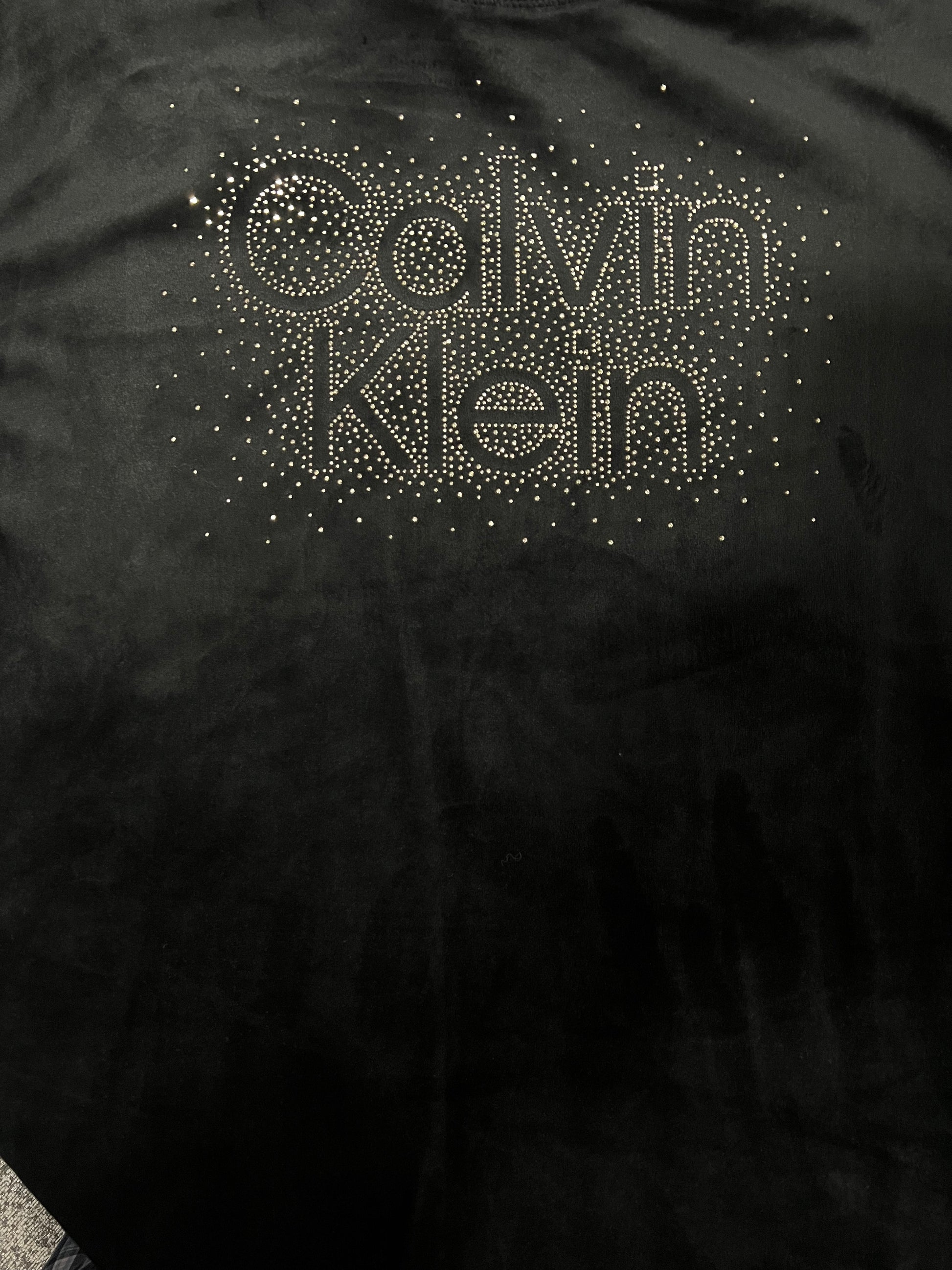 Calvin Klein Black Velvet Dress