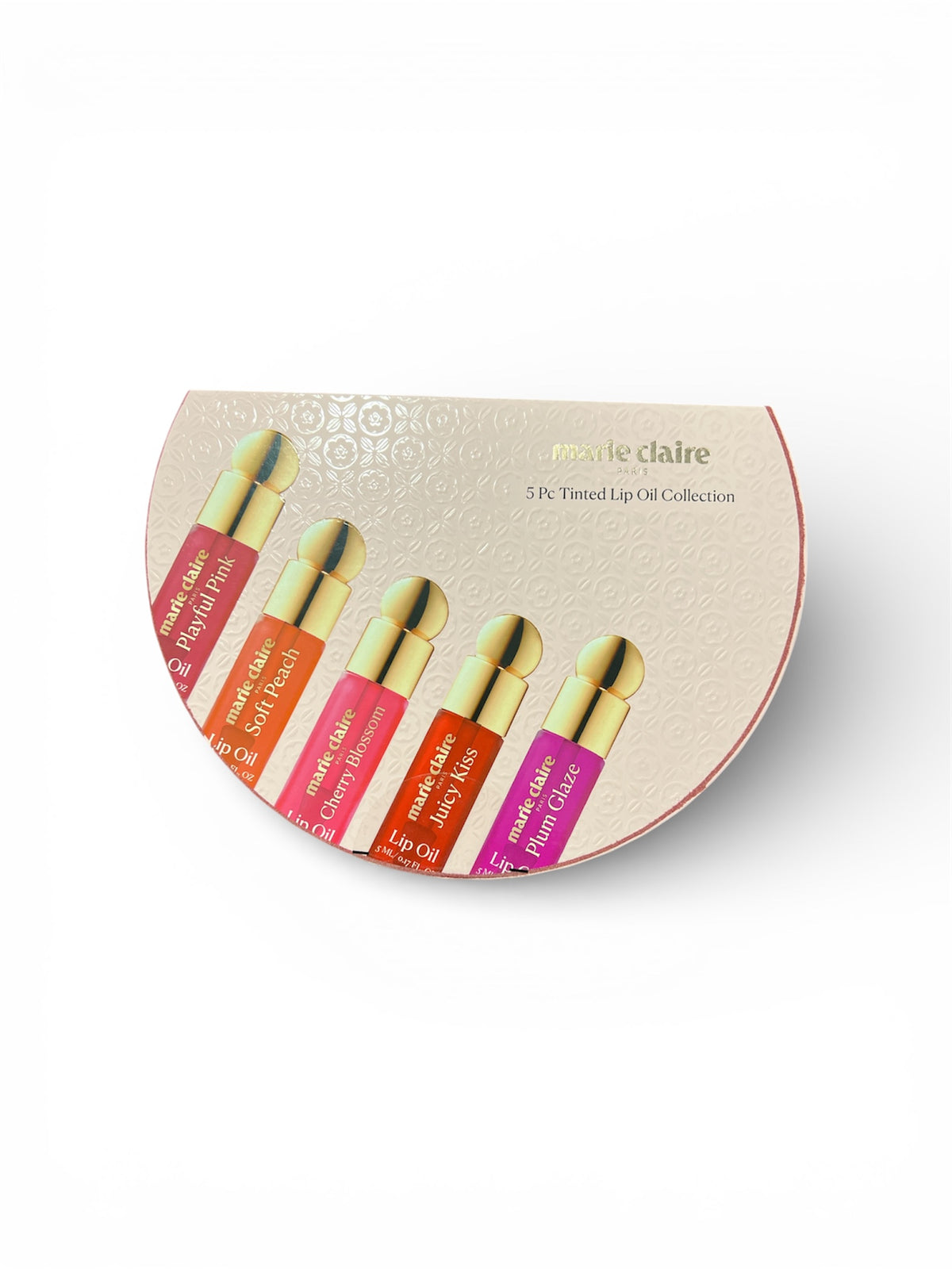 Marie Claire 5pc Tinted Lip Oil Collection