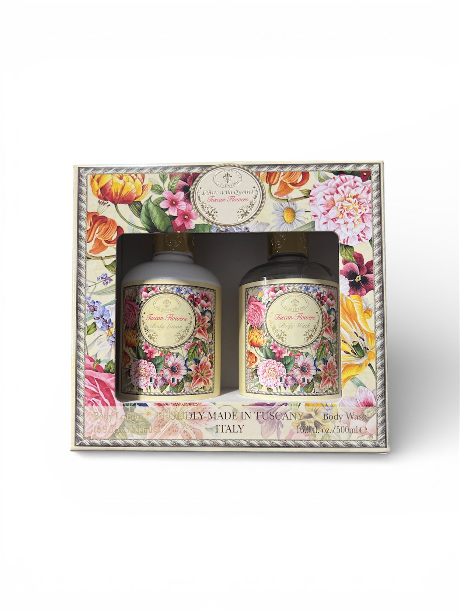 Tuscan Flower Body Lotion & Body Wash Set