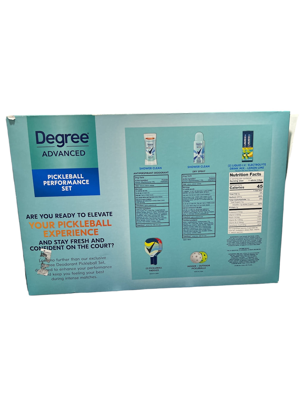 Degree Advanced Pickleball Performance Set