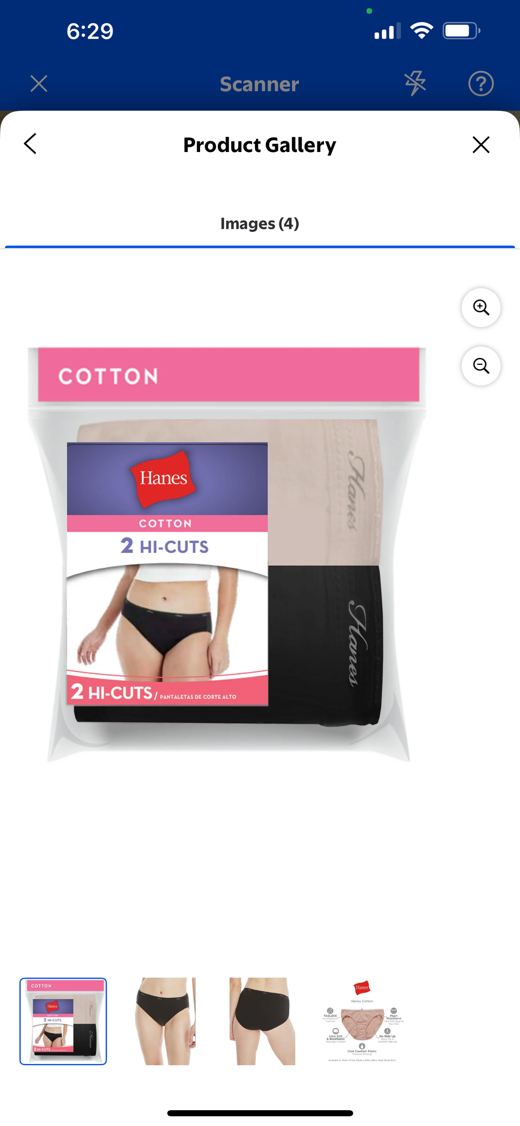 Hanes Women's P2 Value Hi-Cut