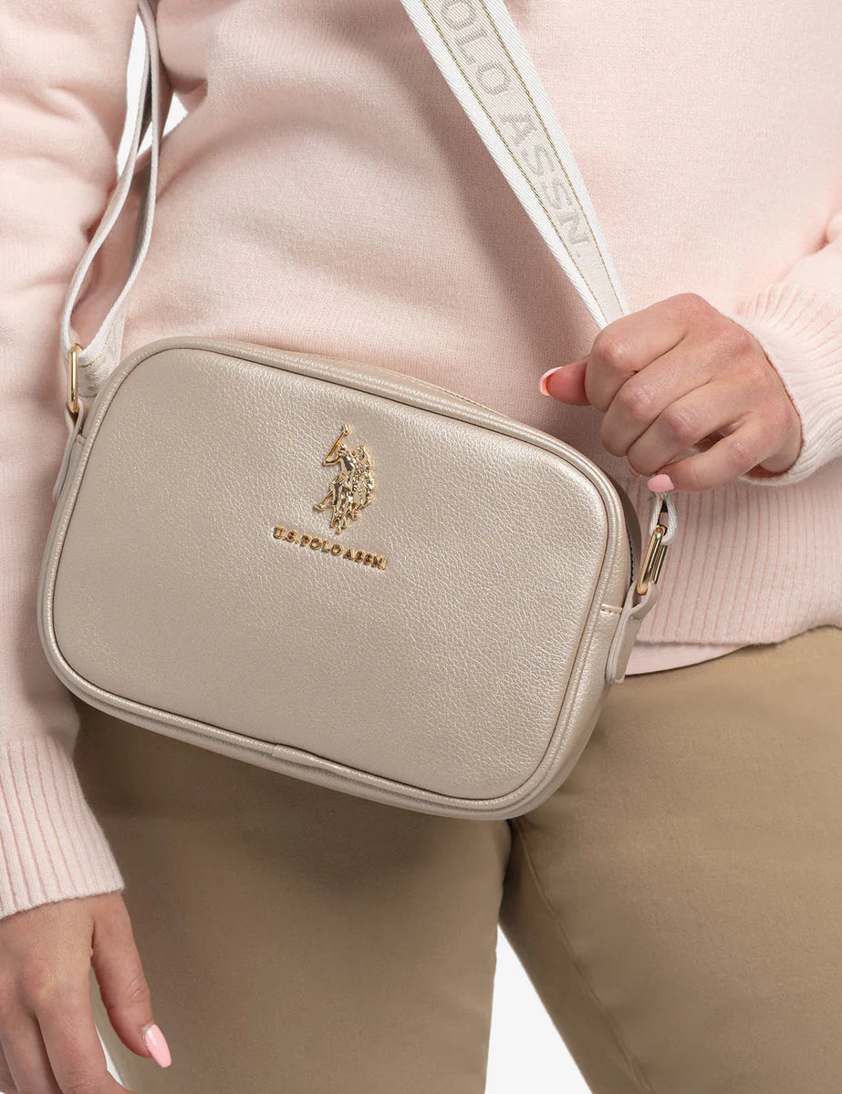 U.S. Polo Beige Crossbody