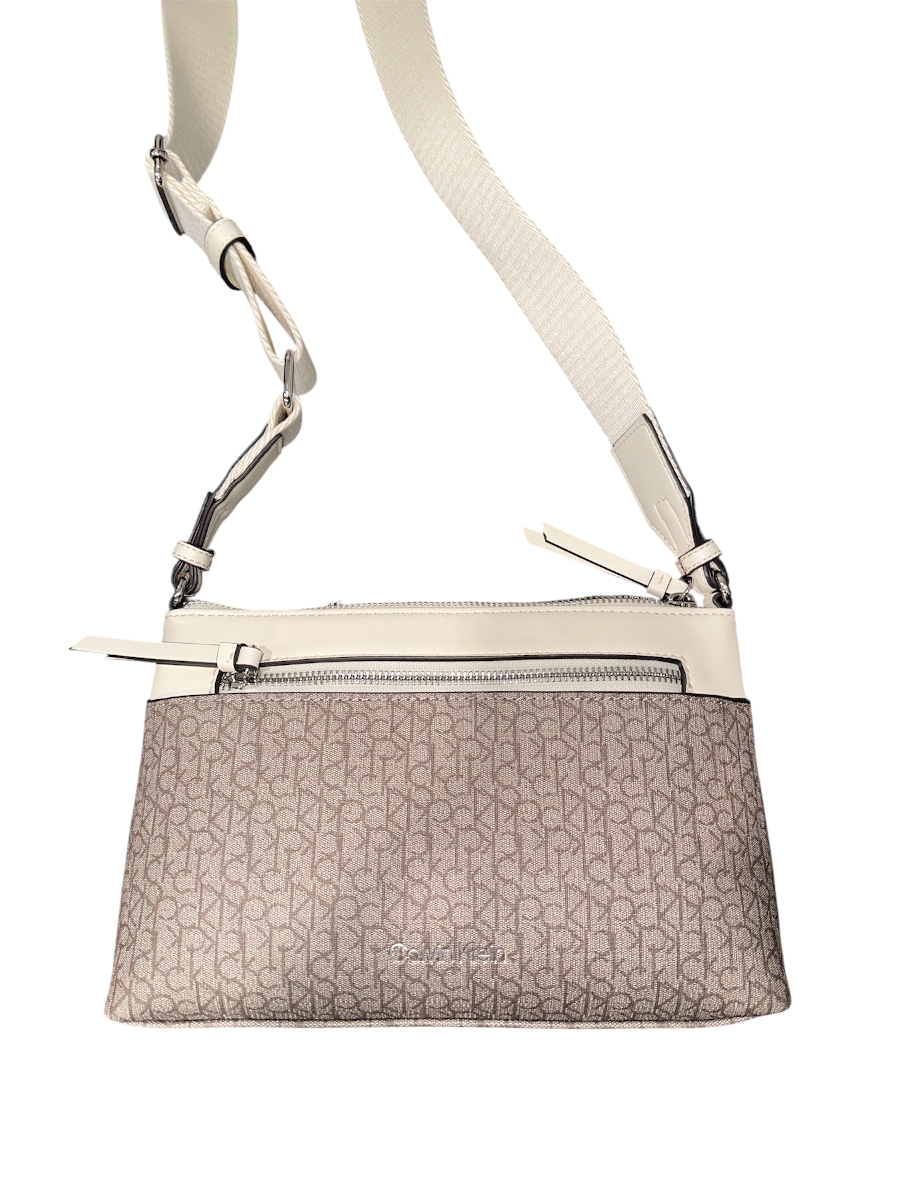 Calvin Klein Beige Crossbody