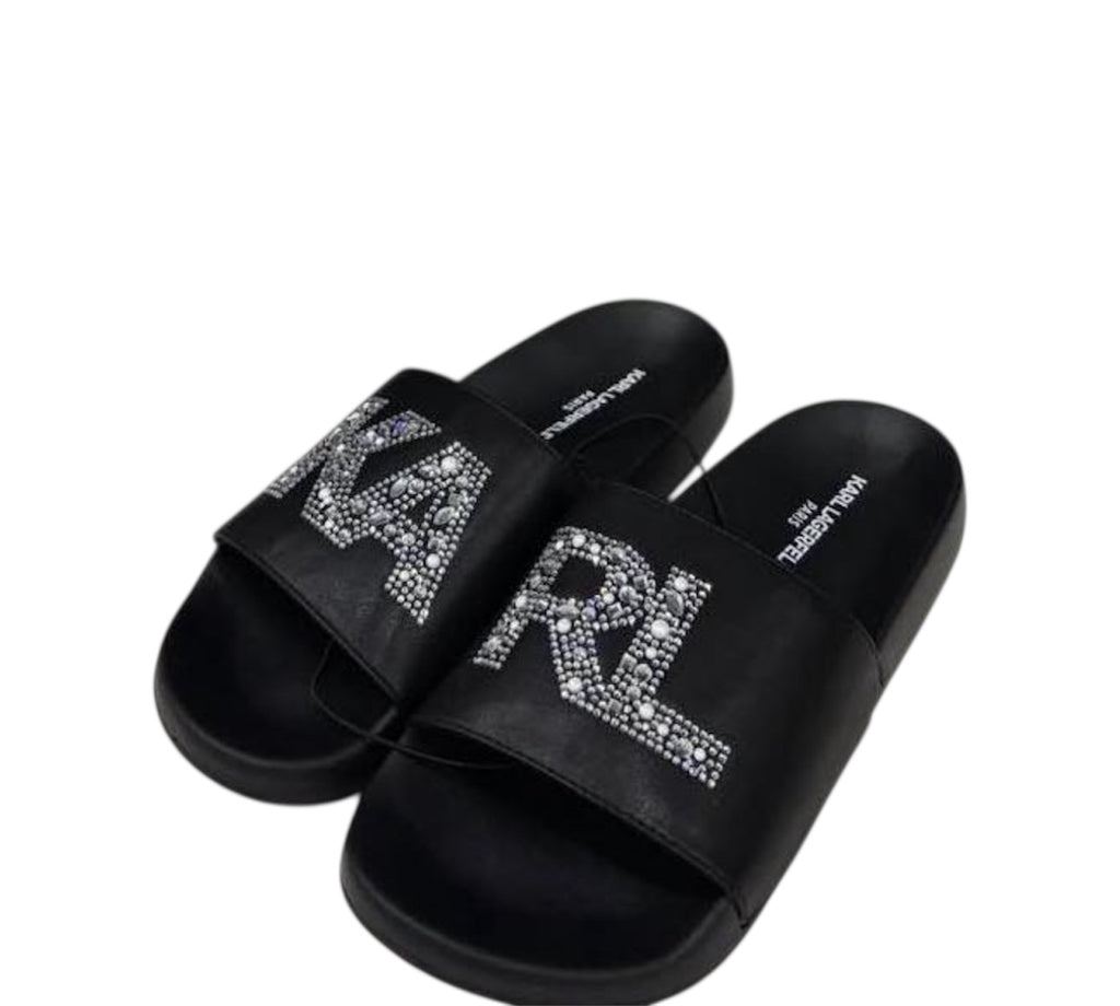 Karl Kagerfeld Black Slide