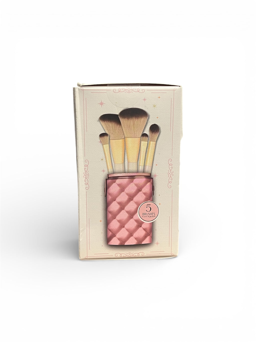 Nicole Miller 5 Pcs Pink Brush Set