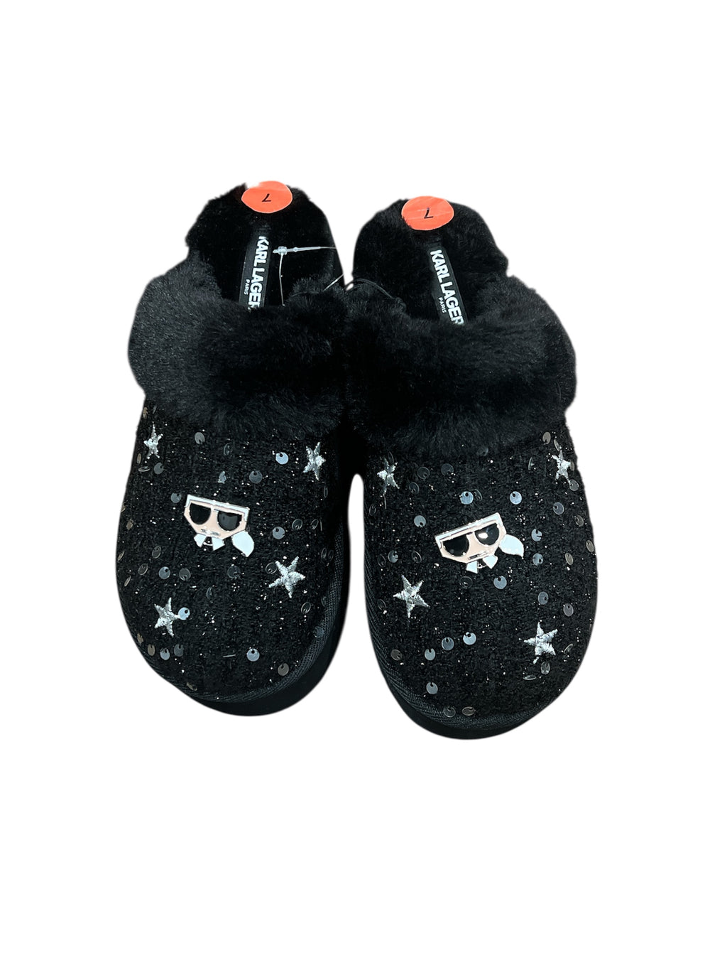 Karl Lagerfeld Black Slide
