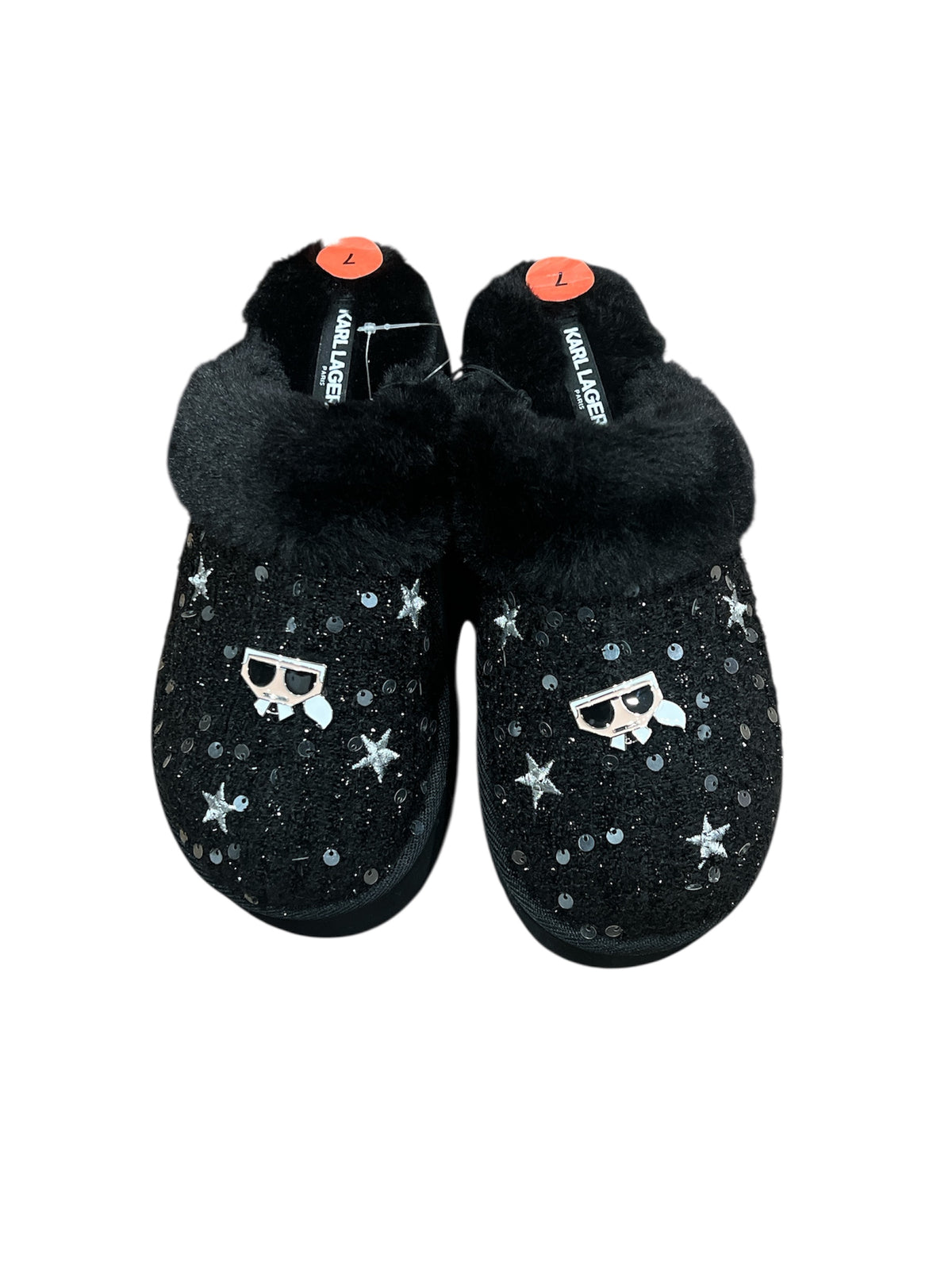 Karl Lagerfeld Black Slide