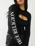 True Religion Black Long Sleeve Tshirt