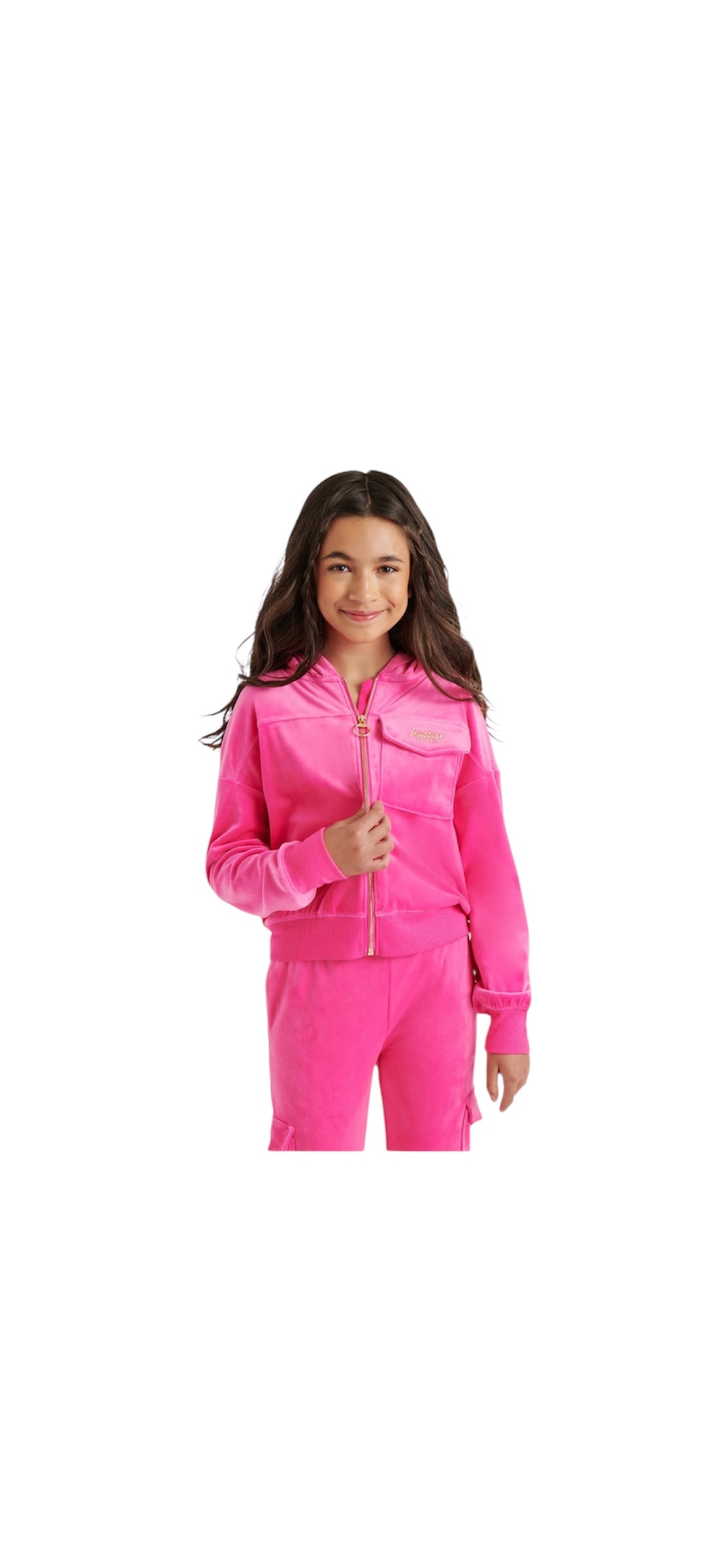 Justice Girls Velour Set