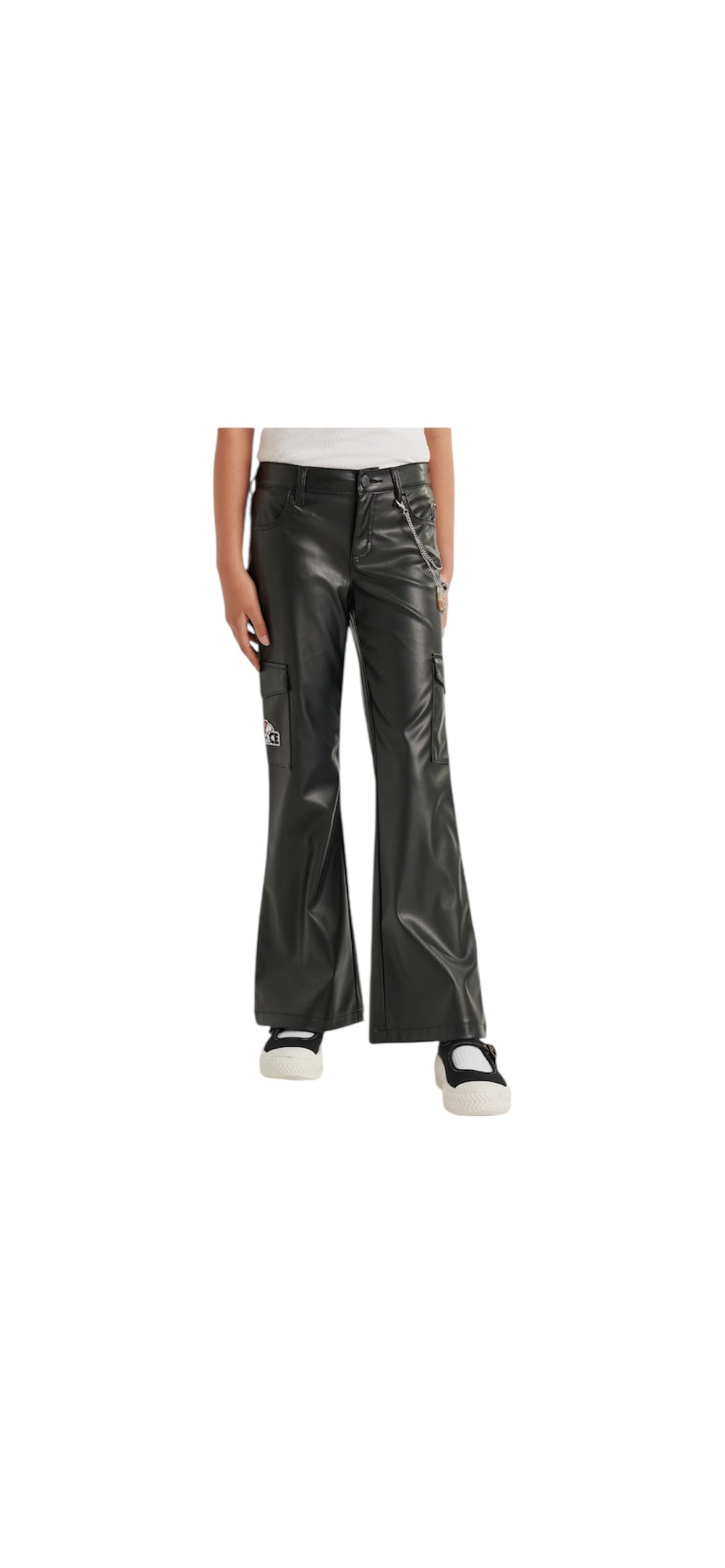 Justice x Snoopy Girls Pleather Flare Cargo
