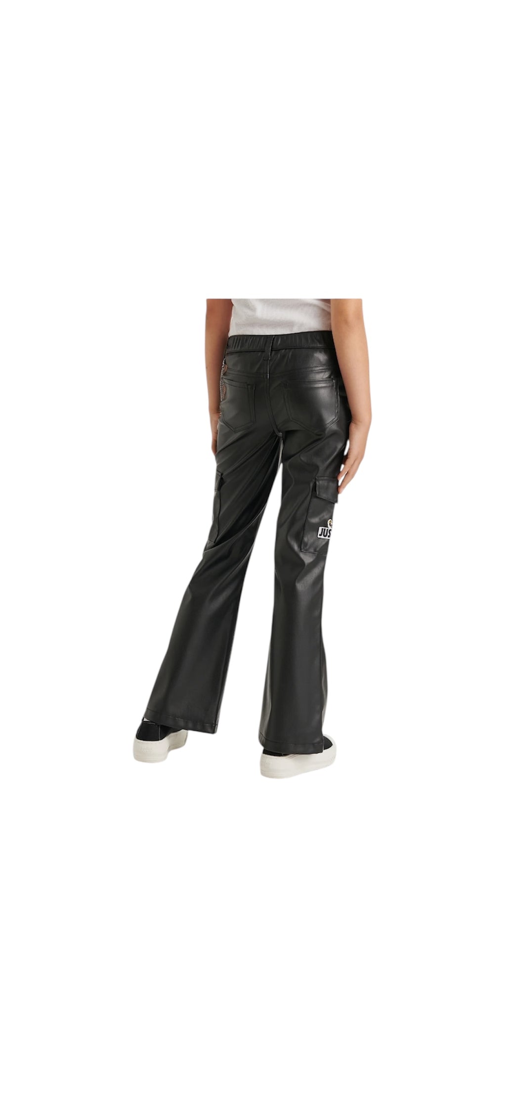Justice x Snoopy Girls Pleather Flare Cargo