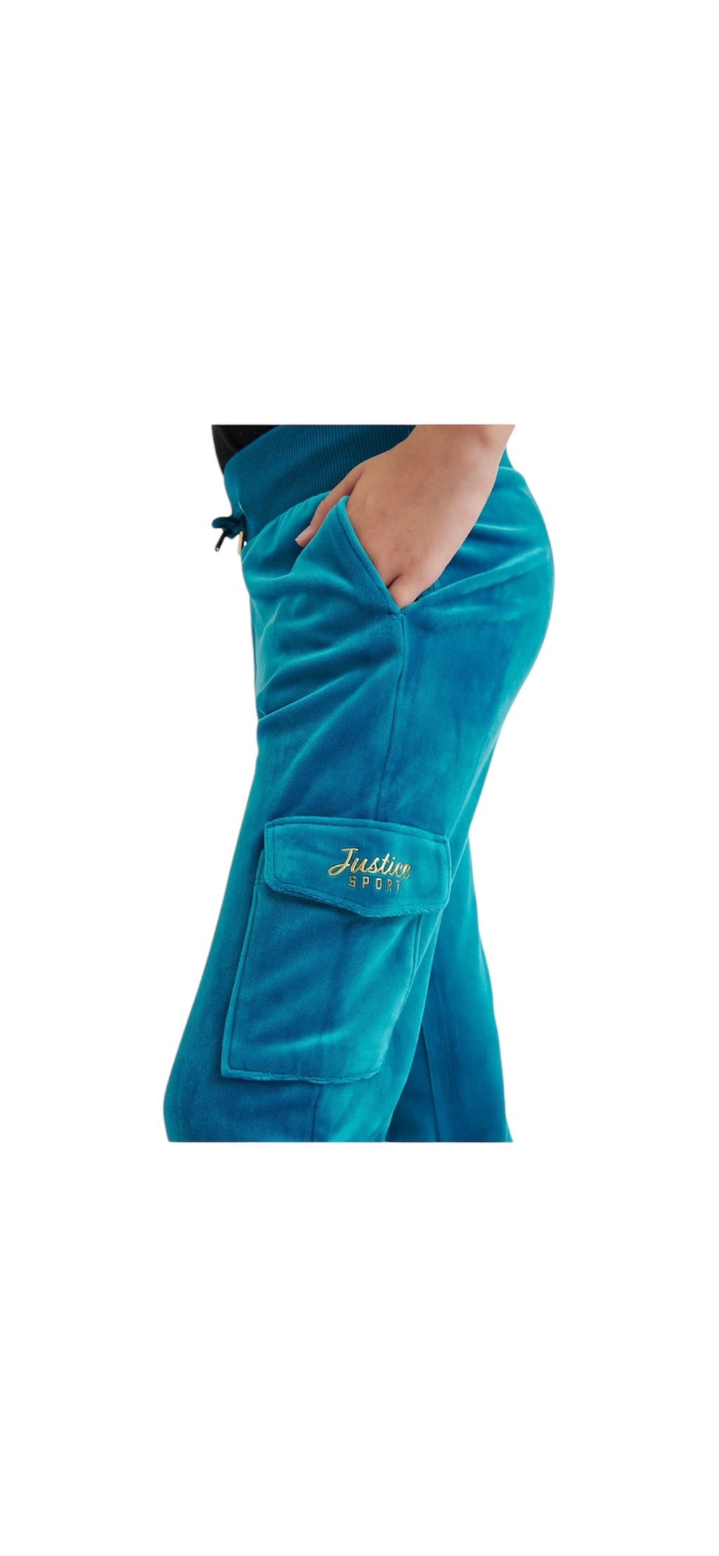 Justice Girls Velour Breakaway Flare