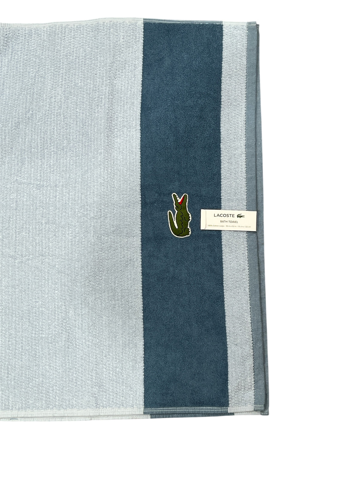 Lacoste Blue Bath Towel