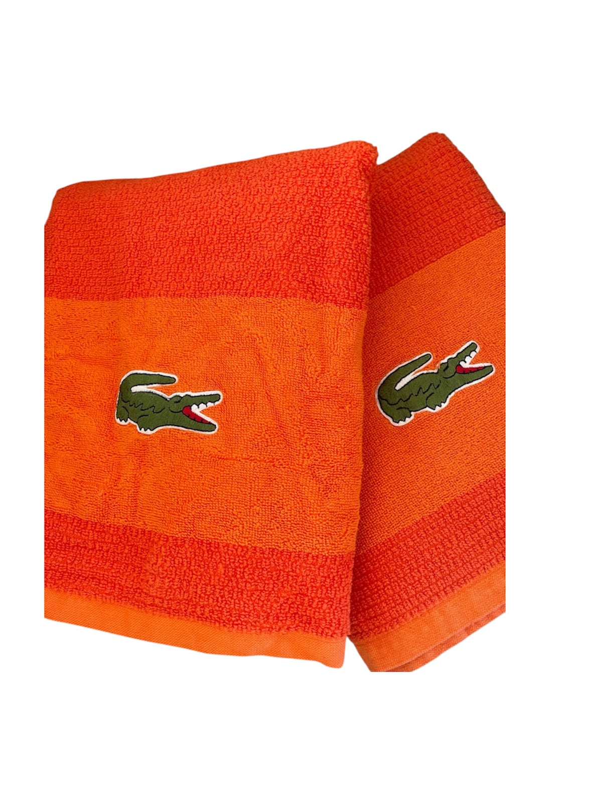 Lacoste Orange Bath Towel