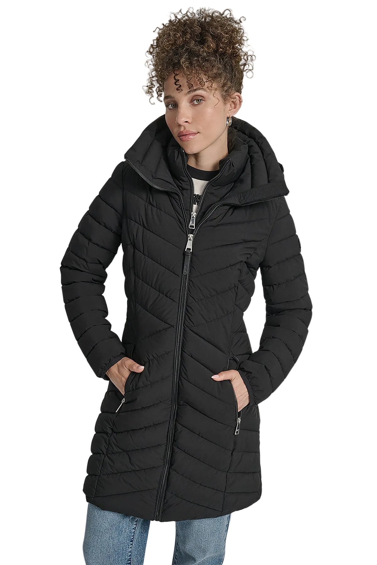 DKNY Black Coat