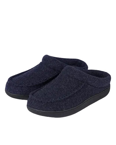 32 HEAT Navy Slipper
