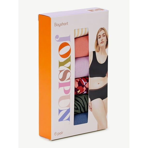 Women Cotton 6 pack Boyshort