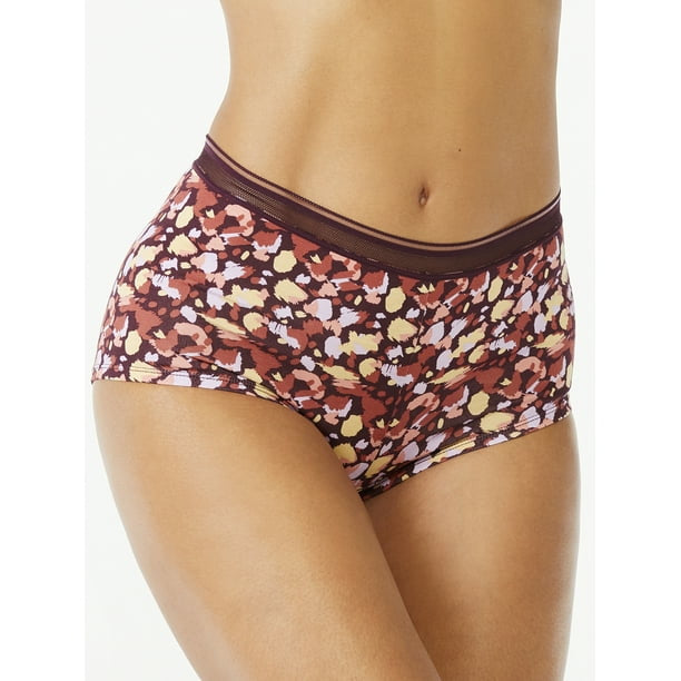 Women Cotton 6 pack Boyshort
