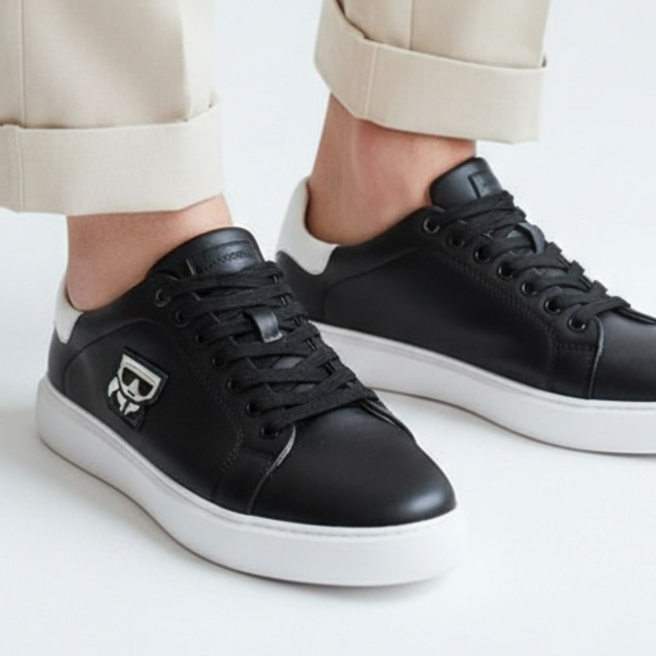 Karl Lagerfeld Black Sneakers