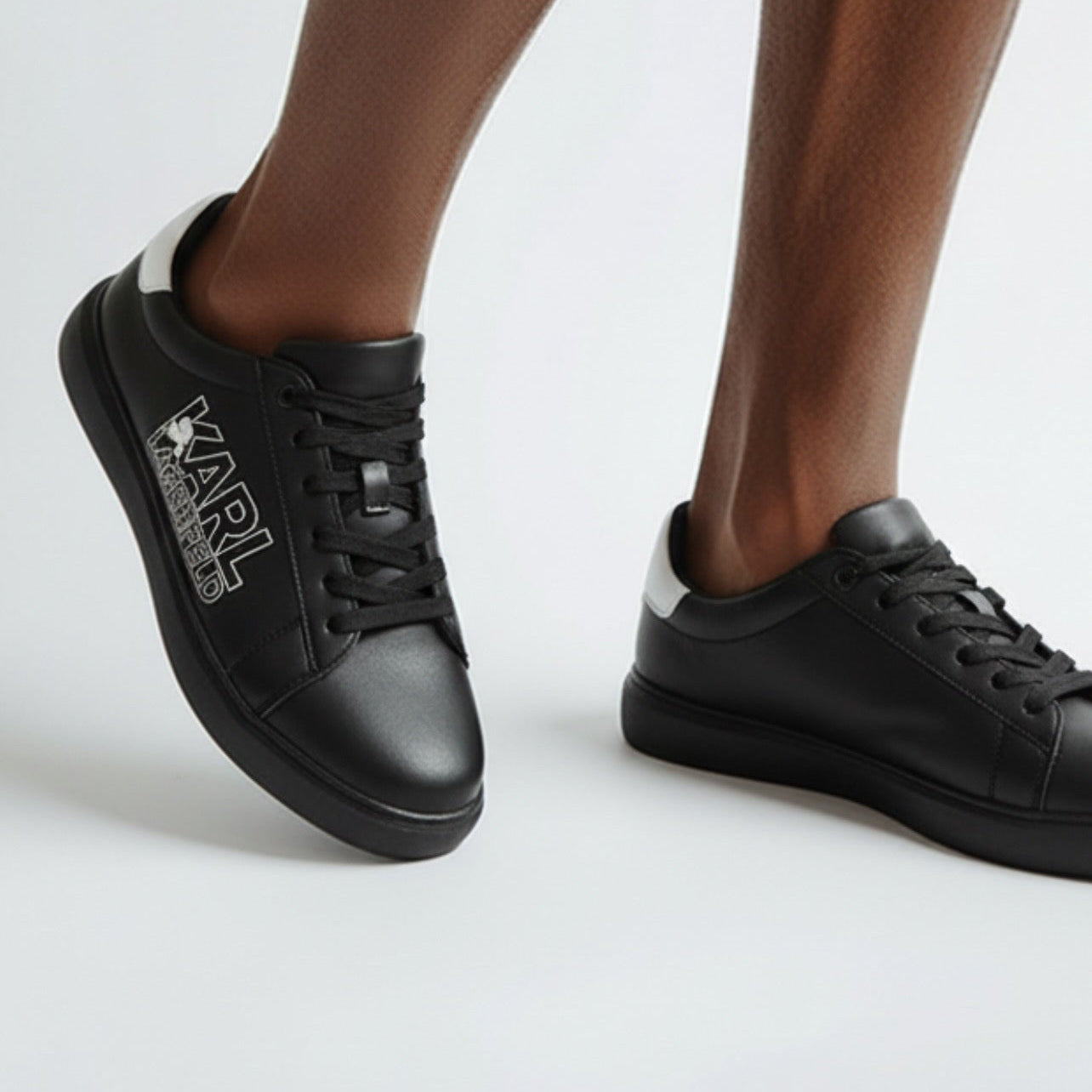 Karl Lagerfeld Black Sneakers