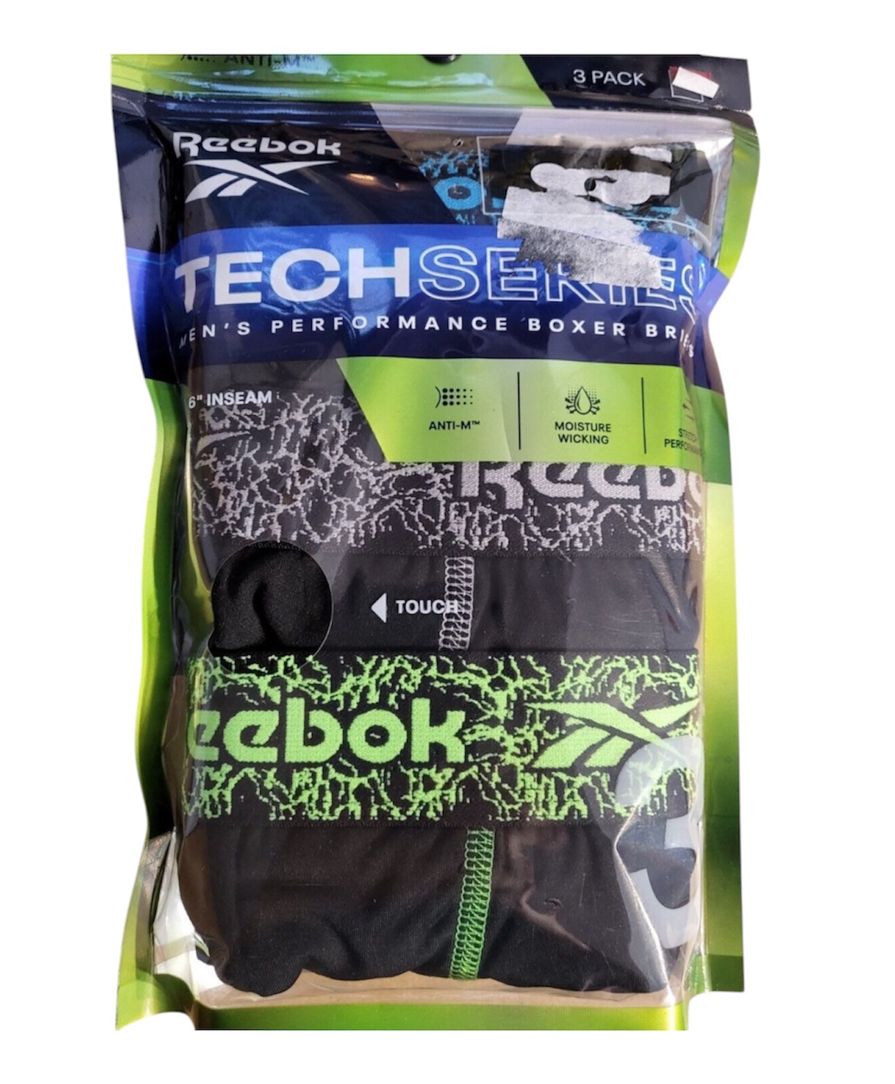 Reebok 3 Pack Boxers
