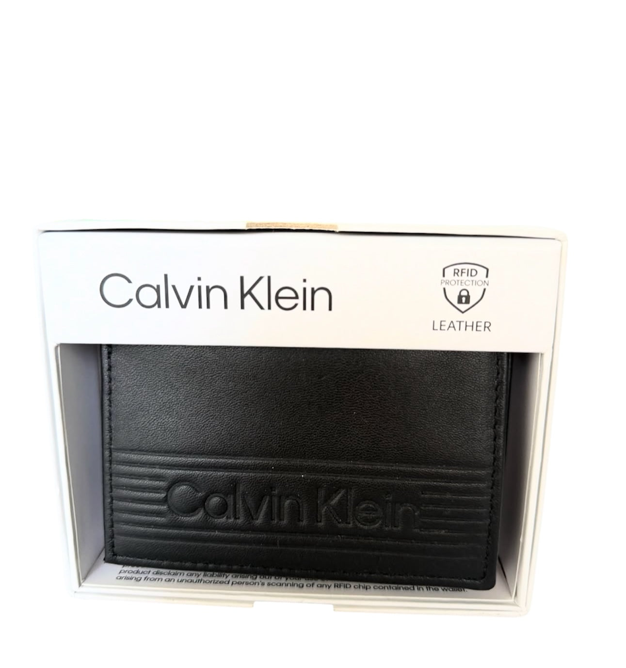 Calvin Klein Black TriFold Wallet