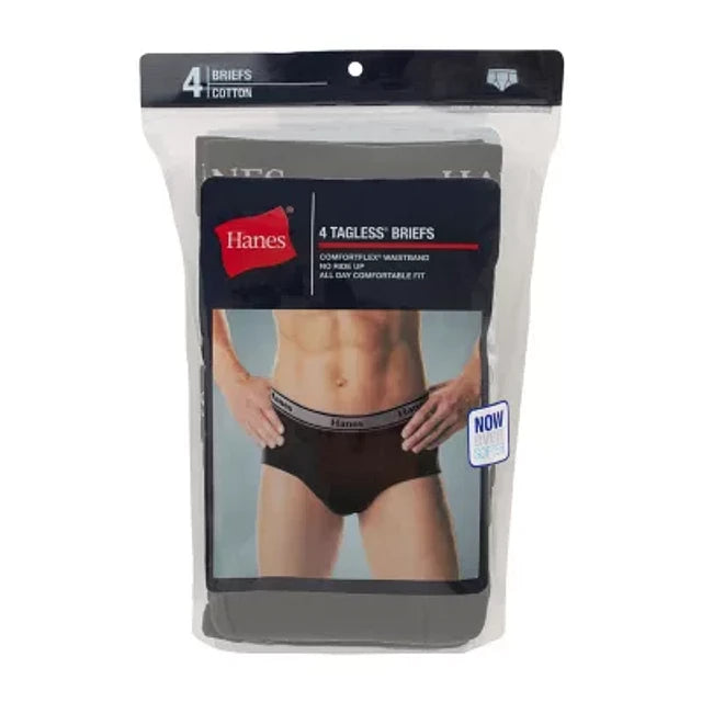 HANES 4 Pack 2 Black 2 Grey
