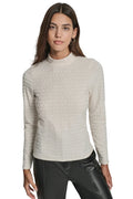 DKNY LONG SLEEVE LOGO TEE