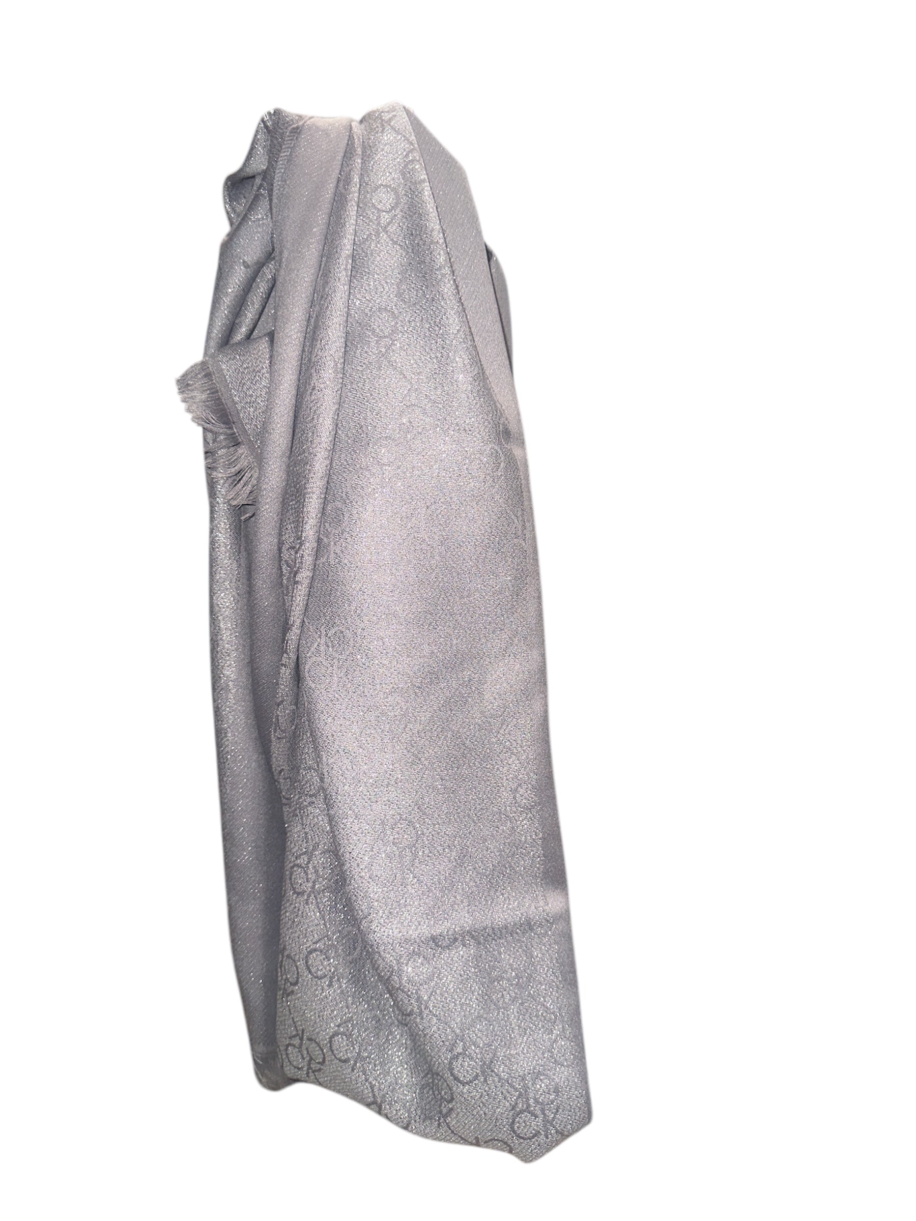 CALVIN KLEIN SHINY GREY SCARF