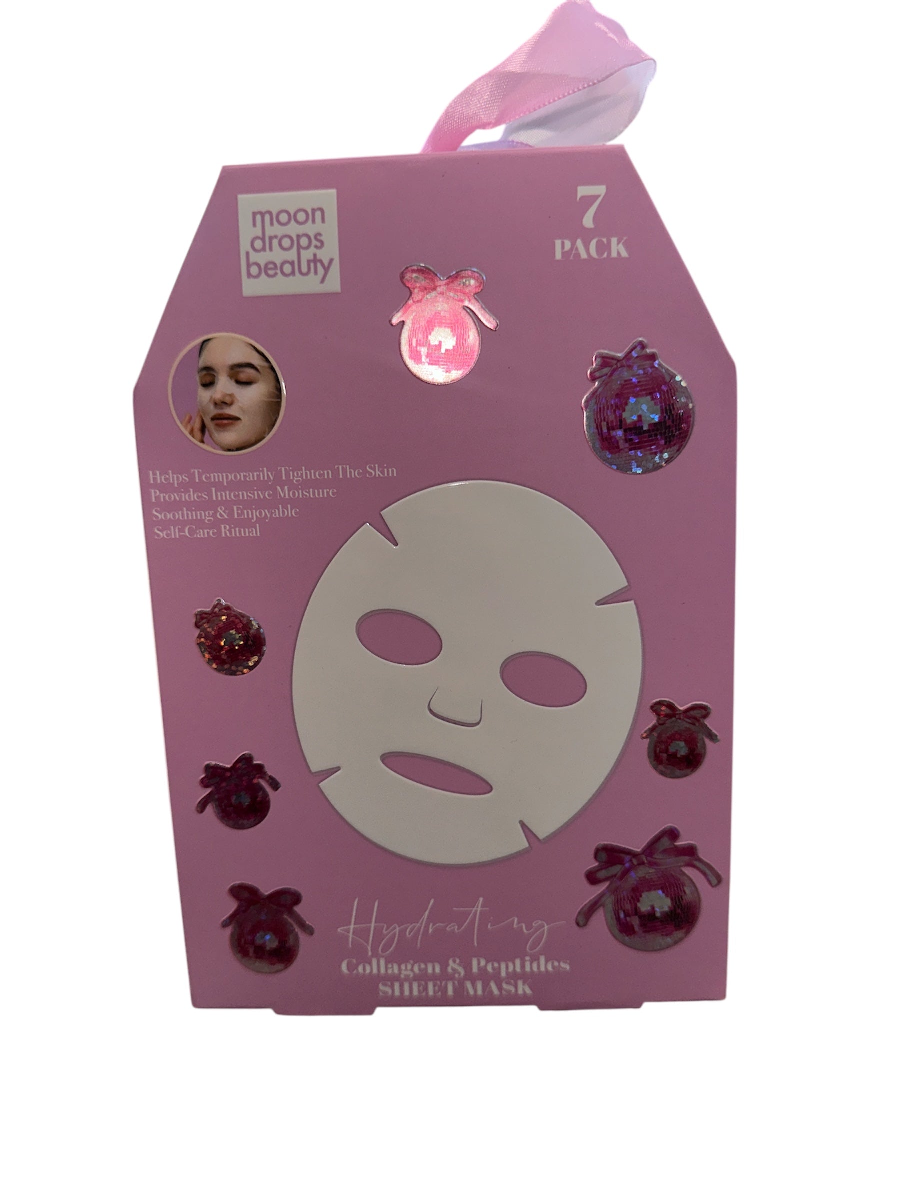 Moon drops beauty 7 Pack Collagen & Peptides Sheet Mask