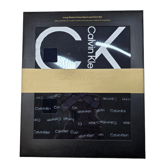 Calvin Klein Cotton Stretch Navy PJ