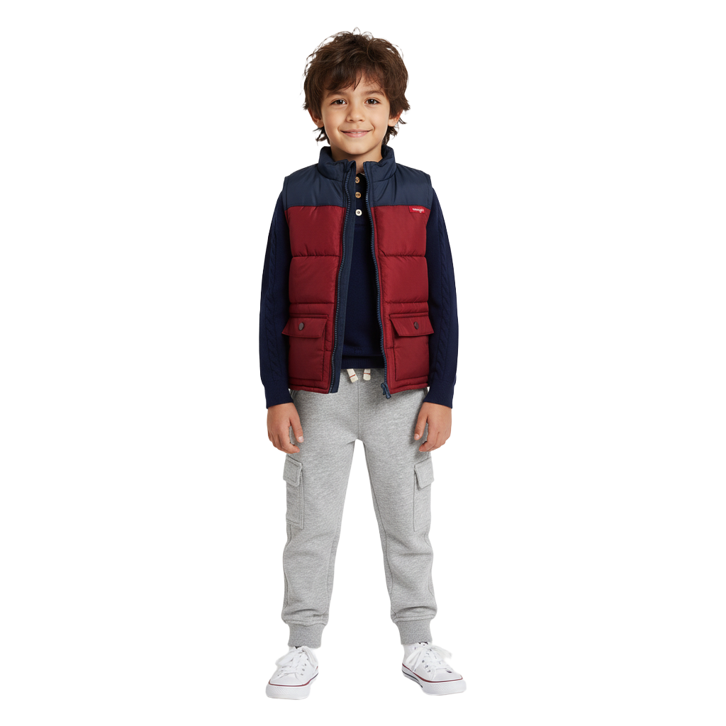 Wrangler Boys kids 2 pcs set Gillet & Pants