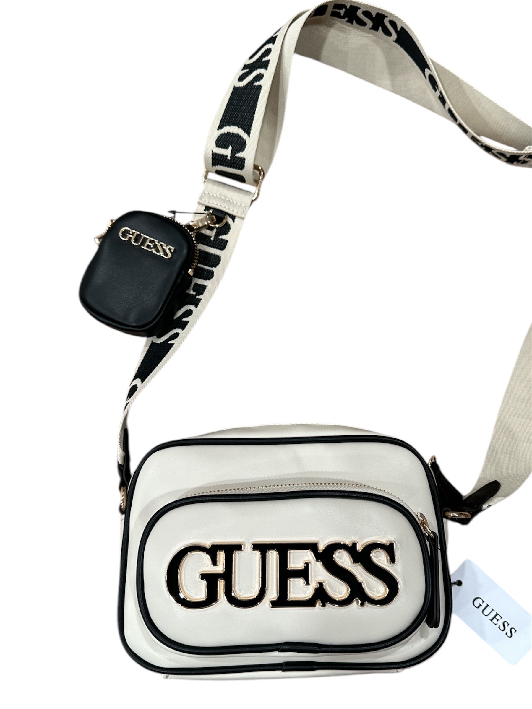 Guess Beige and Black Crossbody